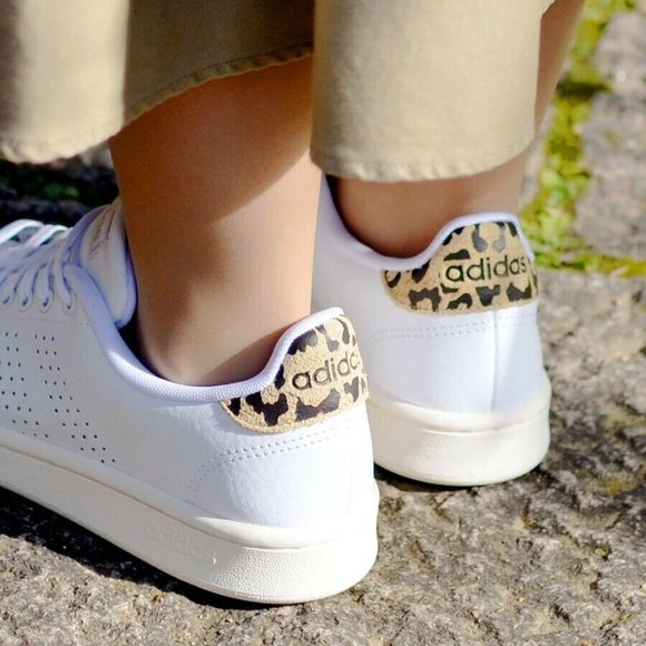 adidas Shoes Adidas Advantage Leopard Tennis Sneakers Poshmark